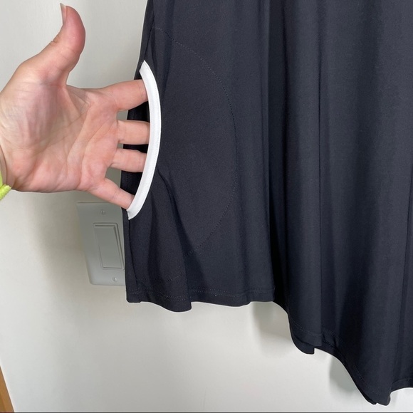 Joseph Ribkoff Cold Shoulder Slinky Tunic with Pockets 4 - Picture 4 of 9